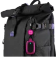 Tracker on a bag